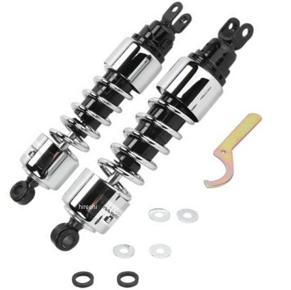 ショック 硬め 412 75年-79年 ゴールドウィング GL1000 330mm クローム