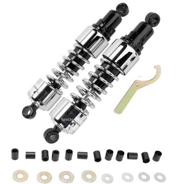 ショック 硬め 412 73年-86年 ホンダ、BMW、ドゥカティ 343mm クローム