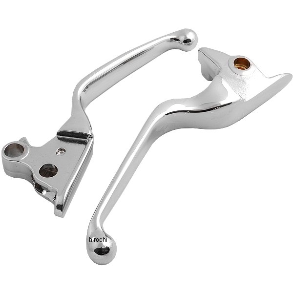レバー シングルディスク 15年-17年 ソフテイル クローム (左右ペア)