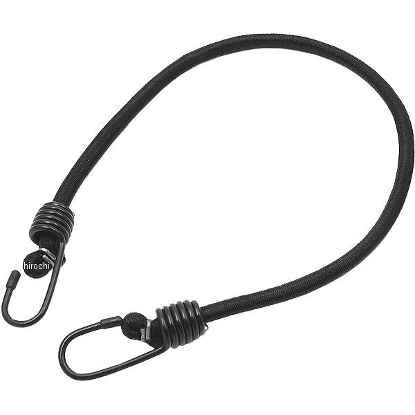 ヘビーデューティー バンジーコード 10mmX75cm 2フック 黒