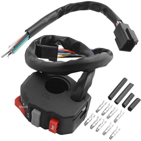 ハンドルバー スイッチ 9ピン 黒