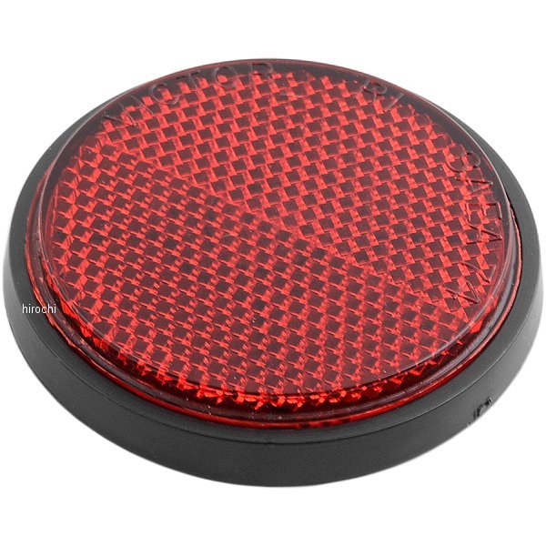 リフレクター 直径64mm 粘着 赤