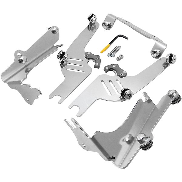 メンフィスシェード ウインドシールドスポーツ クイック取付金具 96年-05年 バルカン VN1500 ポリッシュ