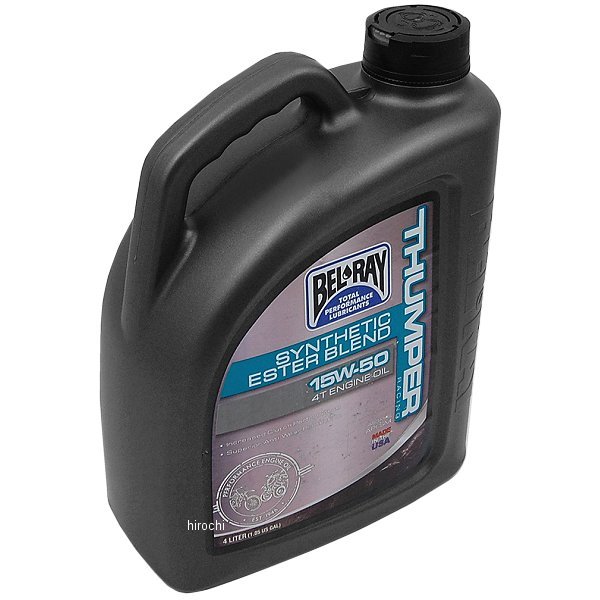 半化学合成 4スト Thumper 単気筒用 エンジンオイル 15W50 4リットル