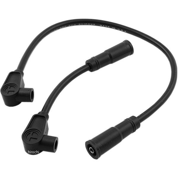 8mm プラグコード 00年-17年 ソフテイル 黒