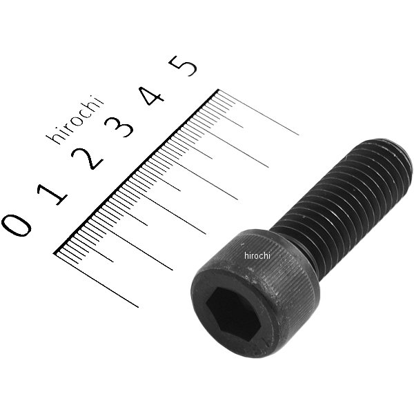 ライザーマウント クローム 六角穴付きボルト 1/2-13 x 1-1/2 黒 (1個売り)