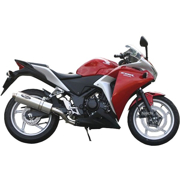 スリップオンマフラー GT-ミドル 11年-13年 CBR250R ステンレスポリッシュ