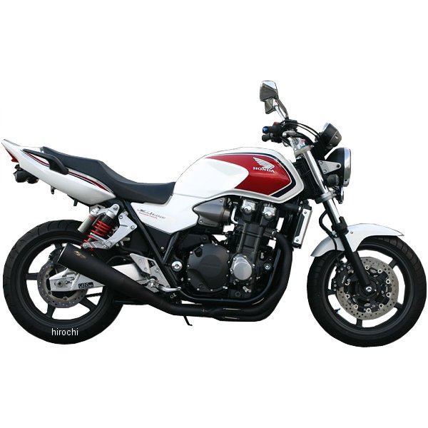 フルエキゾースト メガホン 4-1SC 03年-07年 CB1300 耐熱黒塗装