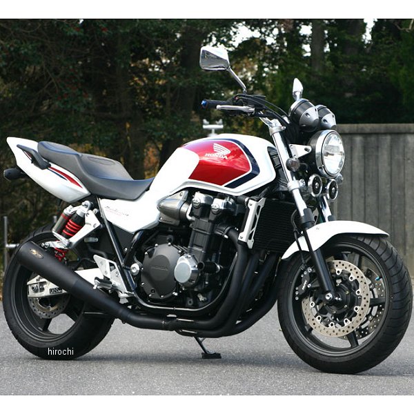 フルエキゾースト メガホン 4-1SC 08年-13年 CB1300 耐熱黒塗装