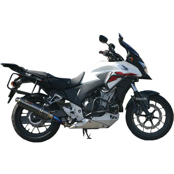 スリップオンマフラー DLCチタン 13年-15年 400X 黒