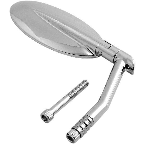 ミラー オーバル クローム