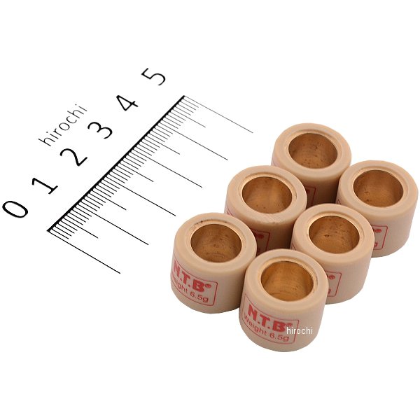 ウエイトローラー 02年以降 ディオ、トゥディ 16φ×13 6.5g 1セット6個入り