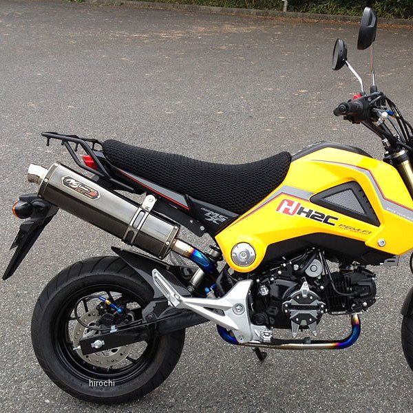 フルエキゾースト DLCチタン 1-1SC 13年-15年 グロム 黒