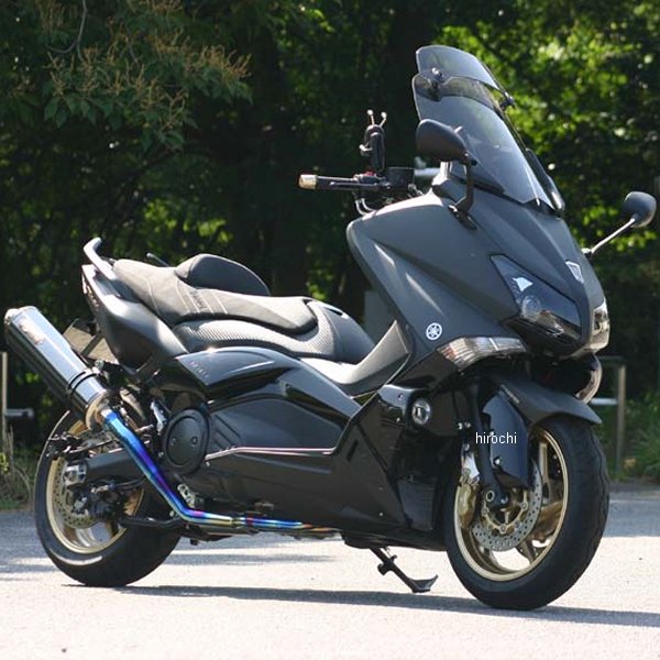 フルエキゾースト DLCチタン 2-1 13年-15年 T-MAX530 黒