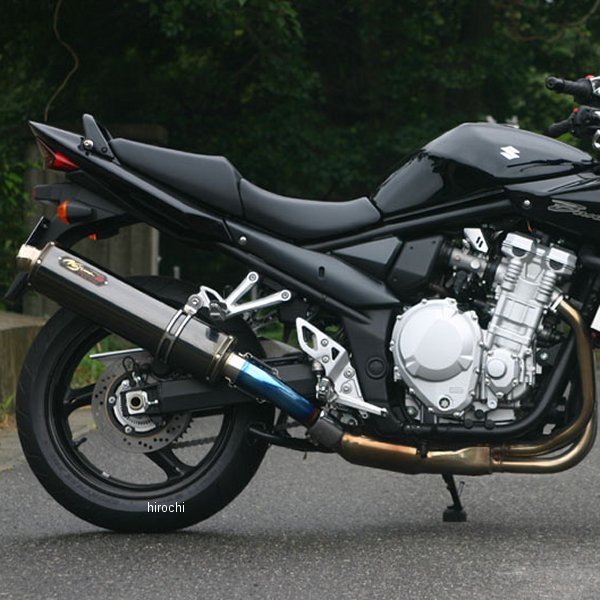 スリップオンマフラー DLCチタン 15年 バンディット1250 ABS 黒