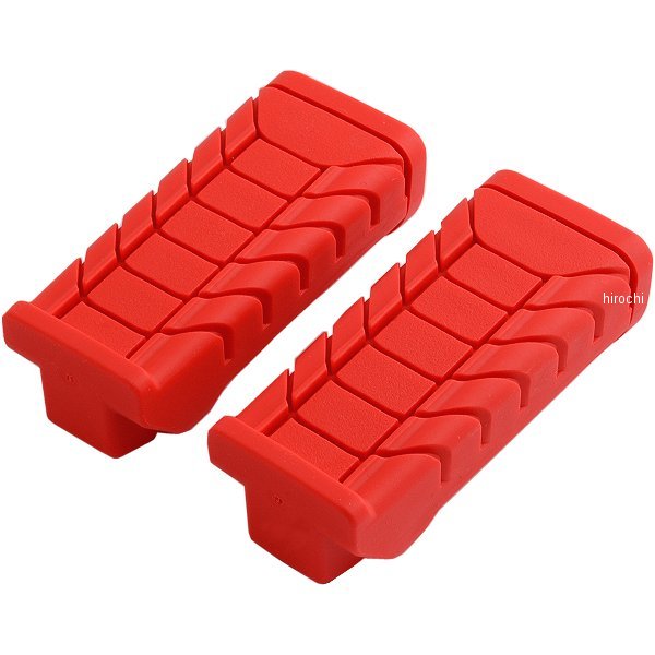 ステップラバー スーパーカブ110 (JA07、JA10) 赤 左右セット