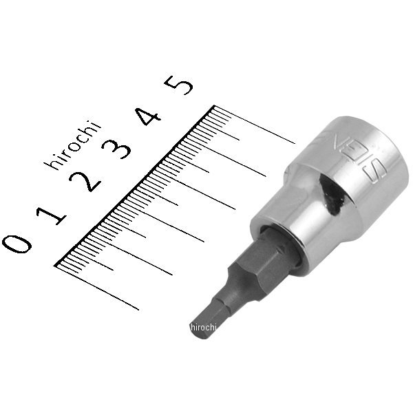 (#22614) 3/8DR 4mm ヘックスビットソケット