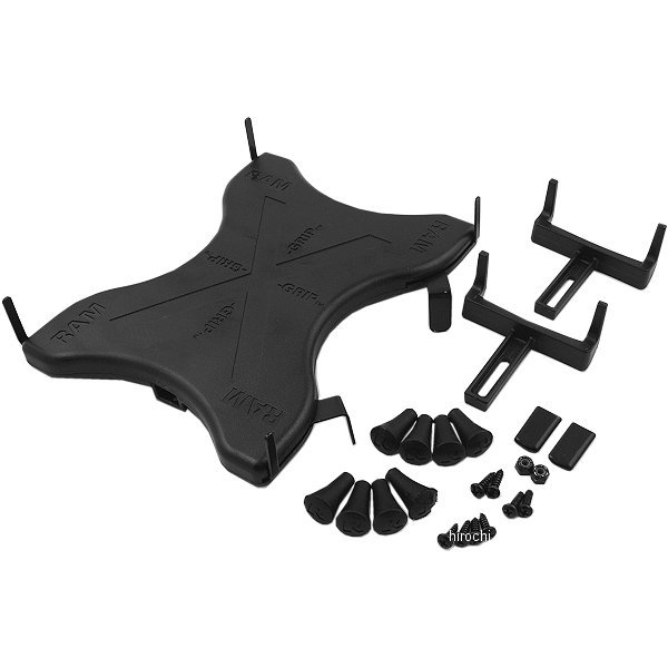 Xグリップホルダー (タブレットL) 汎用 10インチのタブレットに対応 黒