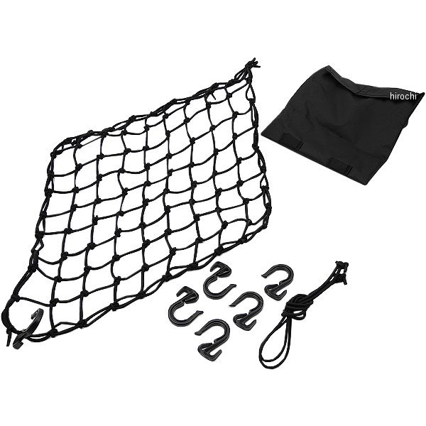 ポーチ付ネット＆フック M （黒）