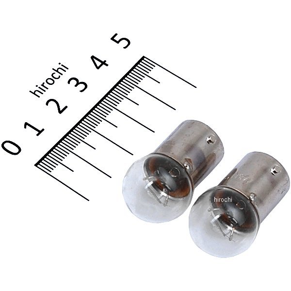 口金シングル球 12V18W ウインカー/ストップ球 (クリア) (2個入り)