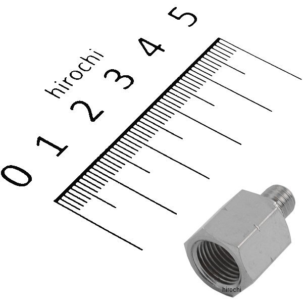 R1/8"- M6x1.0 アダプター グリースニップル用