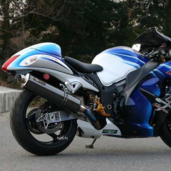 フルエキゾースト DLCチタン 4-2-1 08年-10年 ハヤブサ GSX1300R 黒