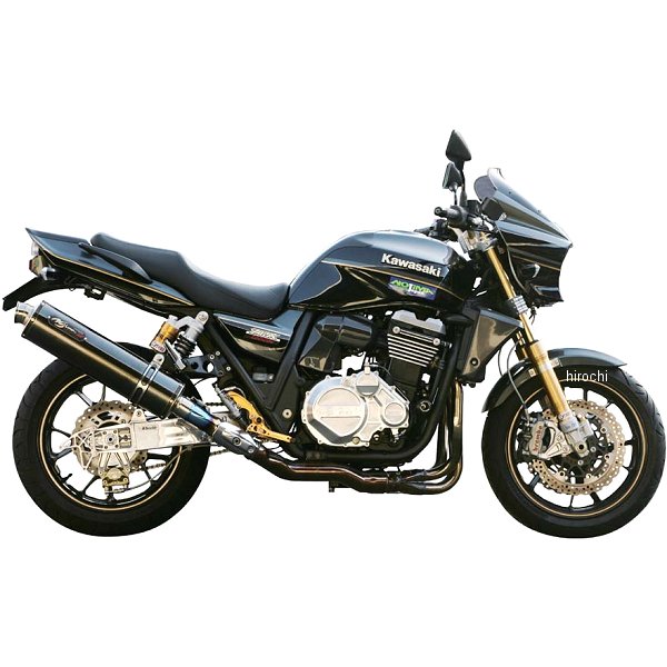 スリップオンマフラー DLCチタン 09年 ZRX1200 DAEG 黒