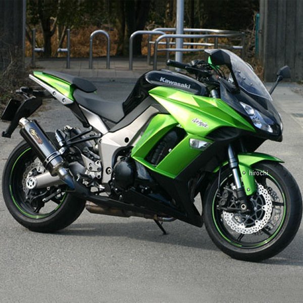 スリップオンマフラー DLCチタン ツイン 10年 ニンジャ1000 黒