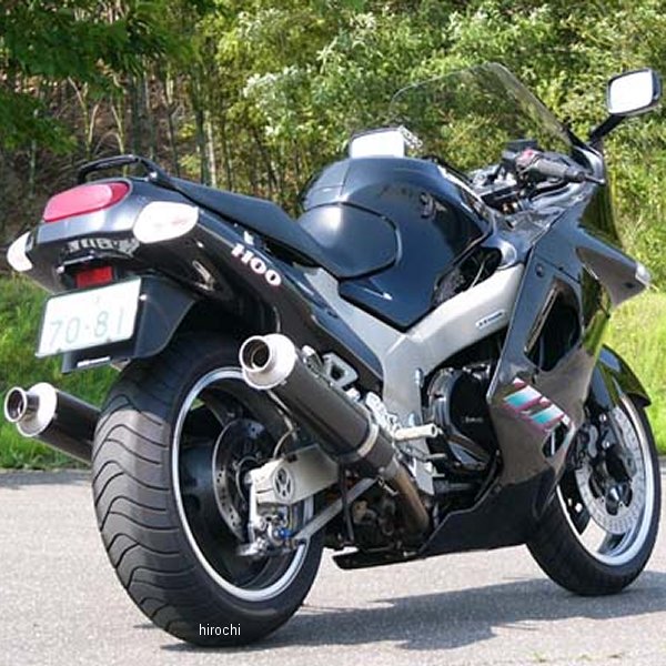 フルエキゾースト FASARM ツイン 4-1-2SC ZZR1100 カーボン