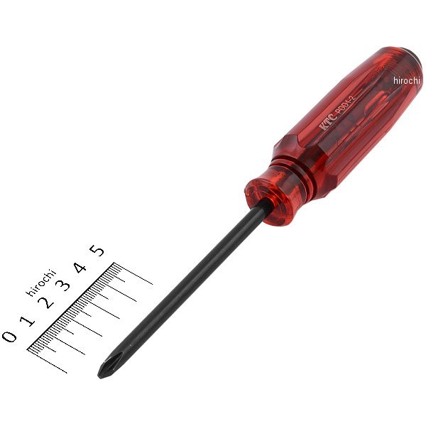 樹脂柄ドライバ クロス貫通タイプ #2プラス