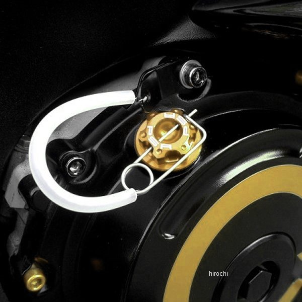 オイルフィラー キャップ MX M20X1.5 82年-13年 カワサキ、スズキ ゴールド