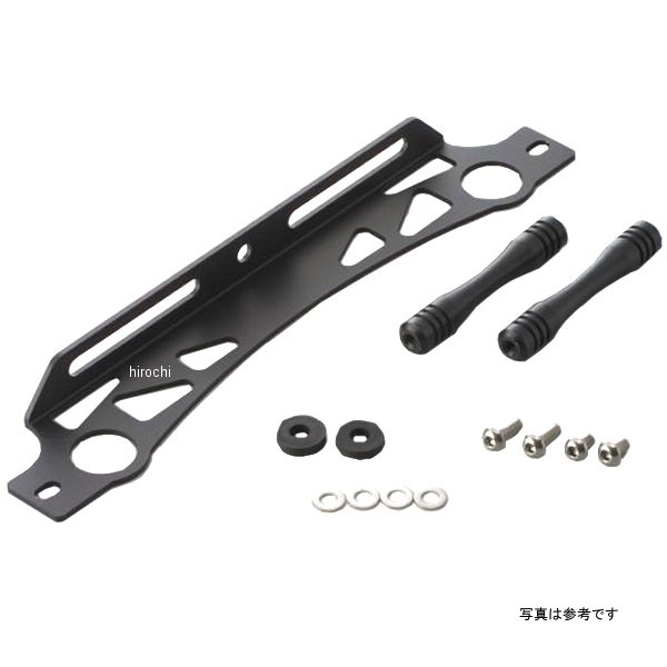 ラウンドオイルクーラーステーセット 補修用パーツ 11インチ13段 97年-03年 CB1300SF 黒