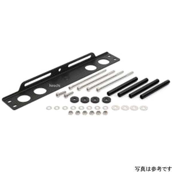 ラウンドオイルクーラーステーセット 補修用パーツ 9インチ10段 81年-00年 GSX1100S 黒