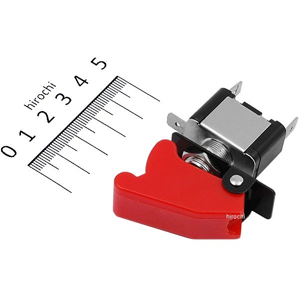 ミサイルスイッチ 汎用 ON/OFFタイプ 赤 1個入り