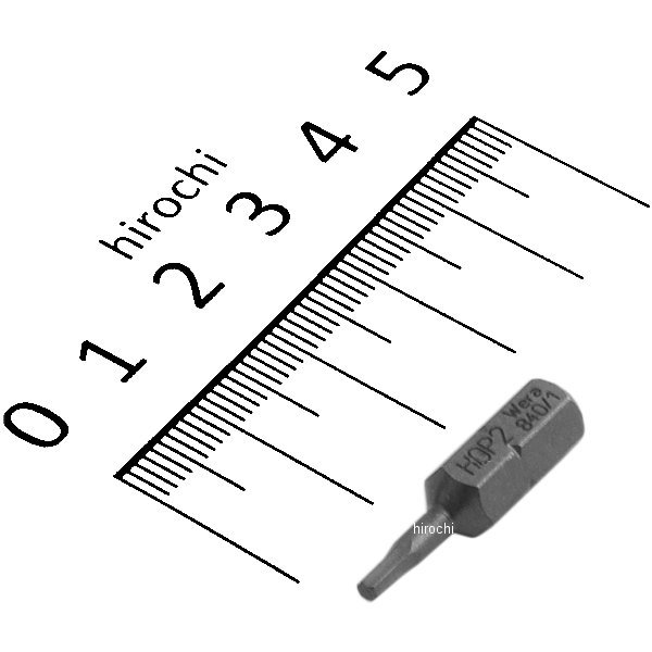 2.0x25mm Hexagon ドライバービット