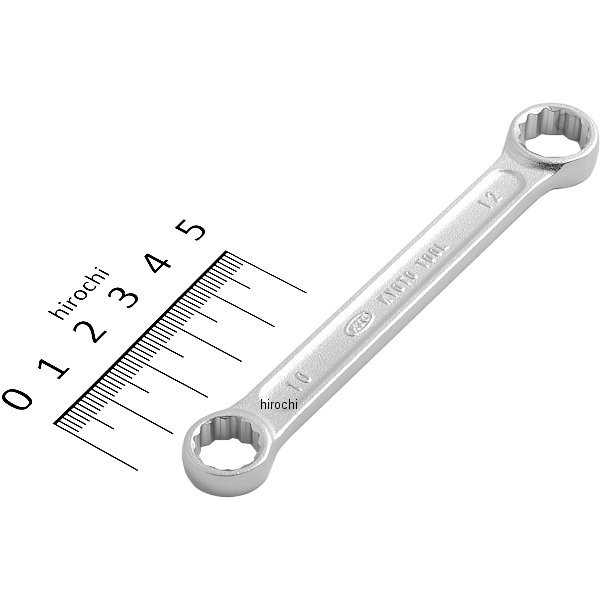 ストレートショートめがねレンチ 10mm×12mm
