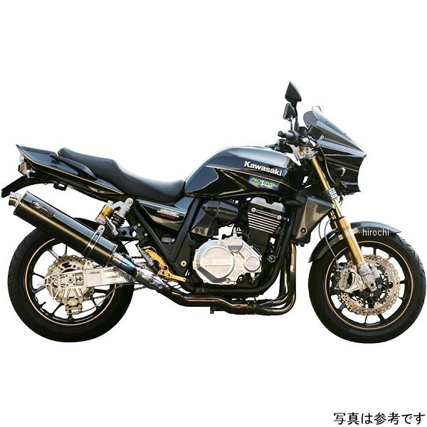 スリップオンマフラー HEATチタン 09年 ZRX1200 DAEG ブルーグラデーション