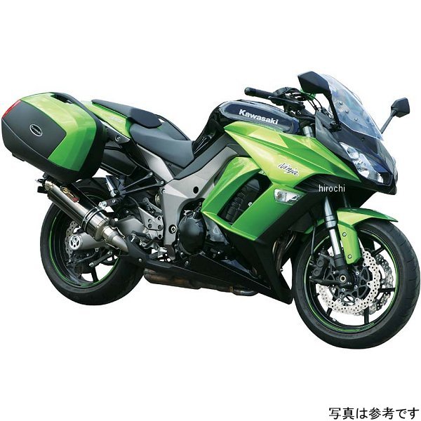 スリップオンマフラー HEATチタン ツイン 10年 ニンジャ1000 ブルーグラデーション