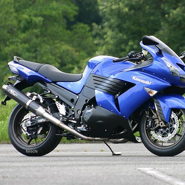 フルエキゾースト FASARM V/CAT ツイン 4-1-2SC 06年-07年 ZZR1400 カーボン
