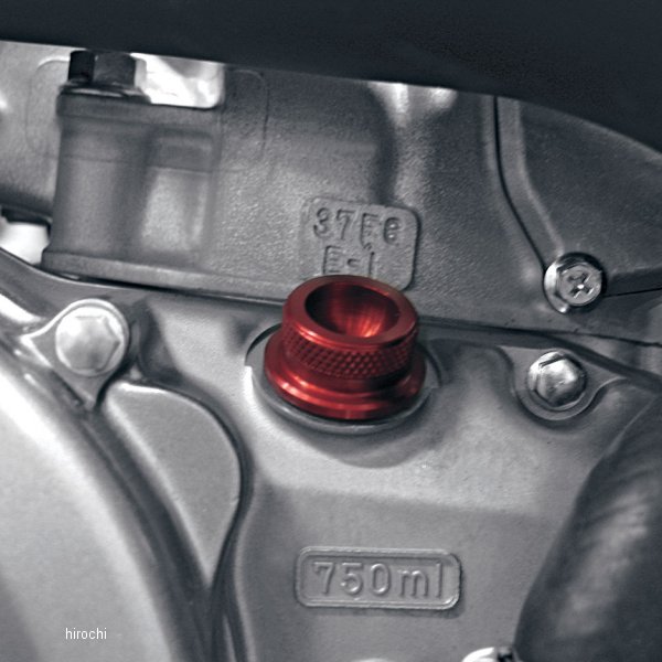 オイルフィラー キャップ 82年以降 カワサキ、スズキ 赤