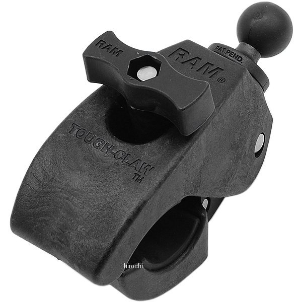 タフクランプ ラージ 1インチラバーボール φ26mm-φ57mmのパイプに対応 汎用 黒