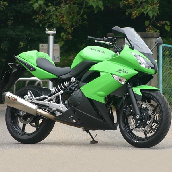 スリップオンマフラー LOCK-ON 10年-13年 ニンジャ400R チタン
