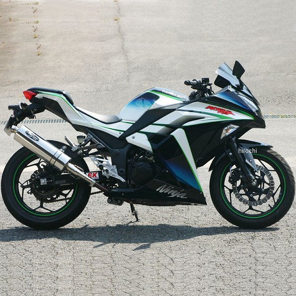 スリップオンマフラー GT-ミドル 13年 ニンジャ250 ステンレスポリッシュ