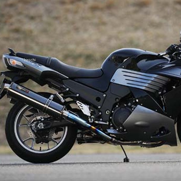 フルエキゾースト DLCチタン ツイン 4-1SC 08年-11年ZZR1400 黒(DLCコーティング)