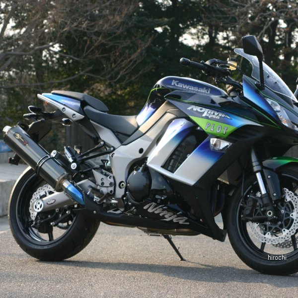 フルエキゾースト DLCチタン 4-1SC 11年-13年 ニンジャ1000 黒(DLCコーティング)