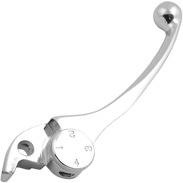 レバー 右側 155mm メッキ ヤマハ スズキ カワサキ用