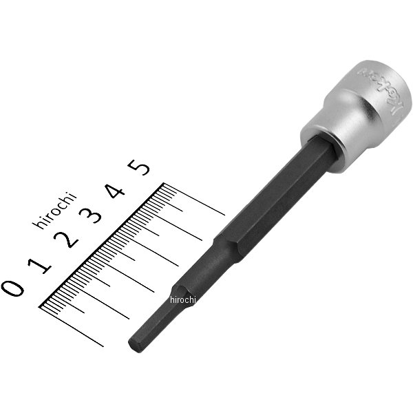3/8インチsq ヘックスビットソケット 全長100mm 4mm