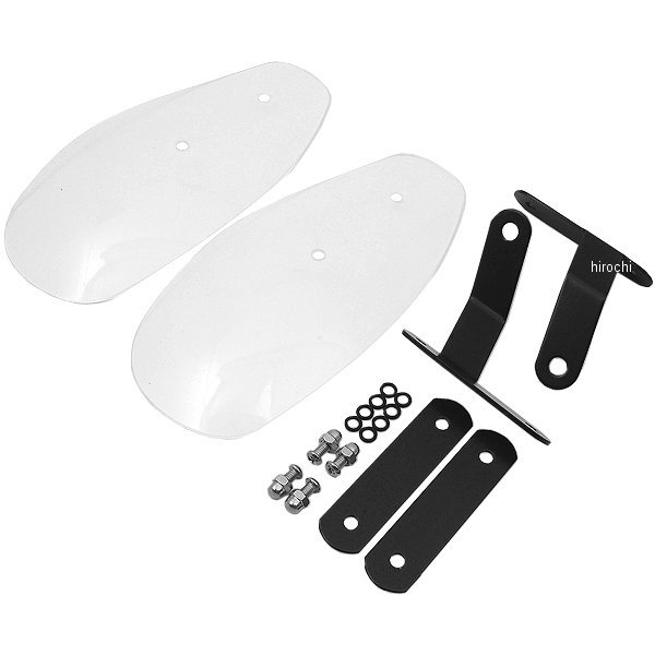 ナックルバイザー 汎用 クリア 左右セット