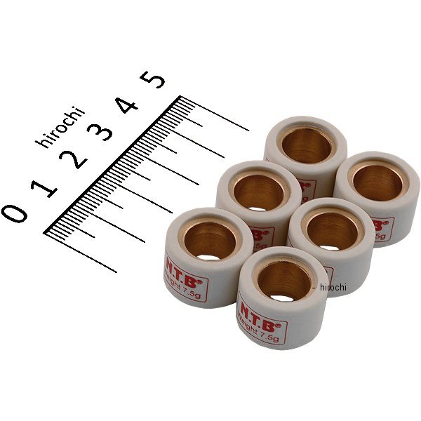 ウエイトローラー スズキ系汎用 17φ×12 7.5g Bタイプ 1セット6個入り