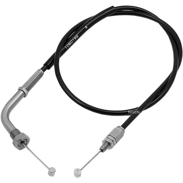 アジャスタブルスロットルワイヤー タイプ2 TMRキャブレターキット専用 引き戻し共通 800mm ステンレス/黒